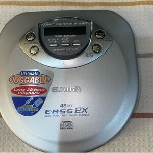 Aiwa CD Player 48 Sec Electronic Anti Shock System 2x XP-V5260C PARTS VTG